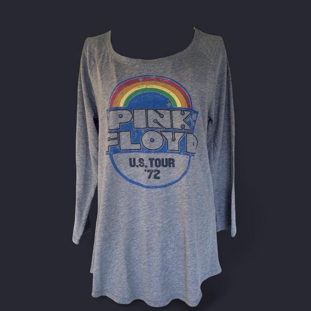 Pink Floyd US Tour 72’ Lucky Brand 3/4 Sleeve Ladies Shirt Sz M